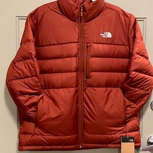 The North Face Burnt Orange Puffer Jacket